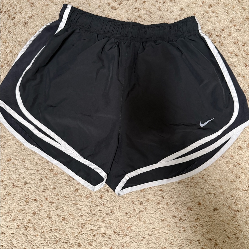 Nike Women's Athletic Shorts in Gray with White Trim